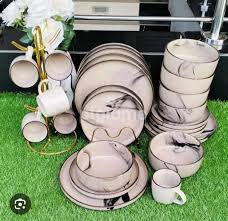 Elegant 24-Piece Ceramic Dinner Set – High-Quality, Stylish Tableware for Everyday Use, Easy to Clean, Perfect for Family Meals, Entertaining Guests, and Special Occasions