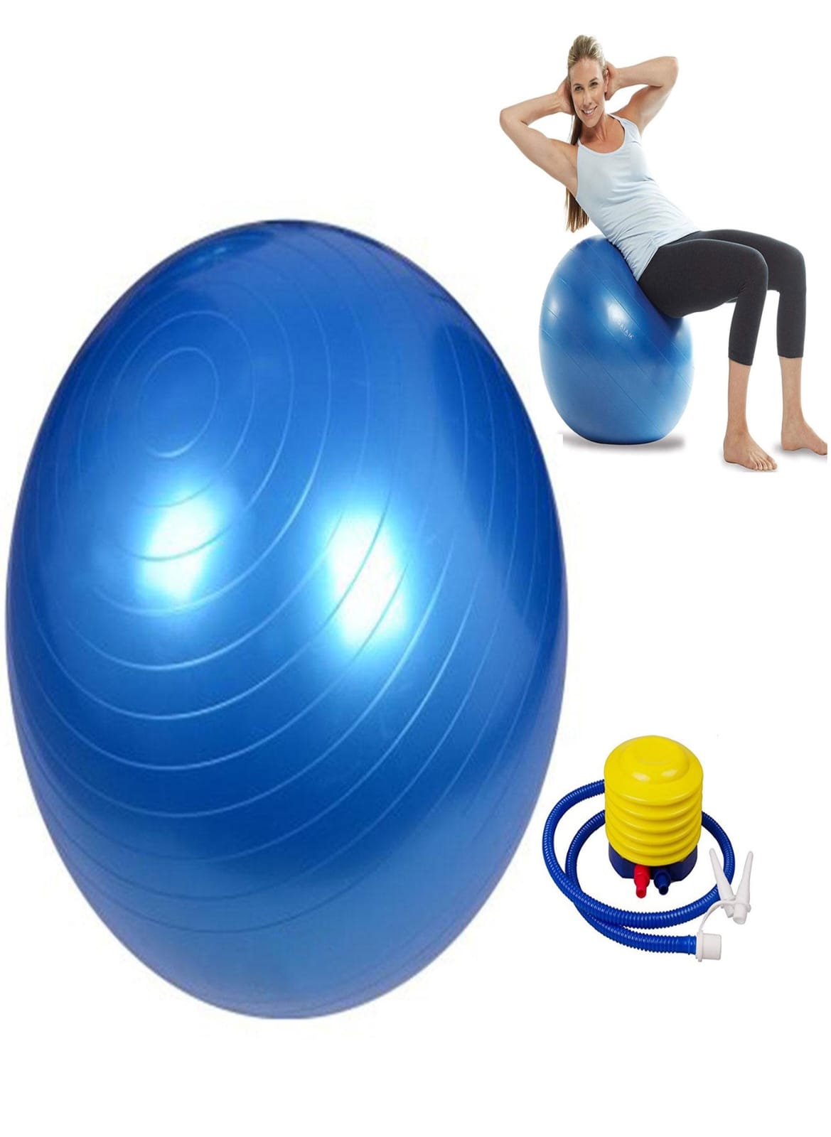High-Quality 85cm Anti-Burst Exercise Ball with Free Pump