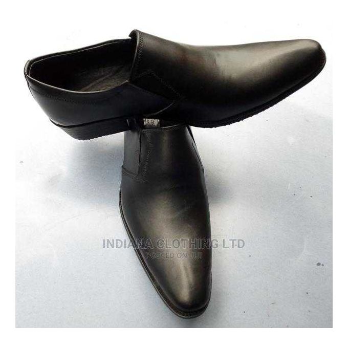 Men Formal Shoes Real Leather Official Shoes Elegant Business Mens Oxford Shoes Brown/Black