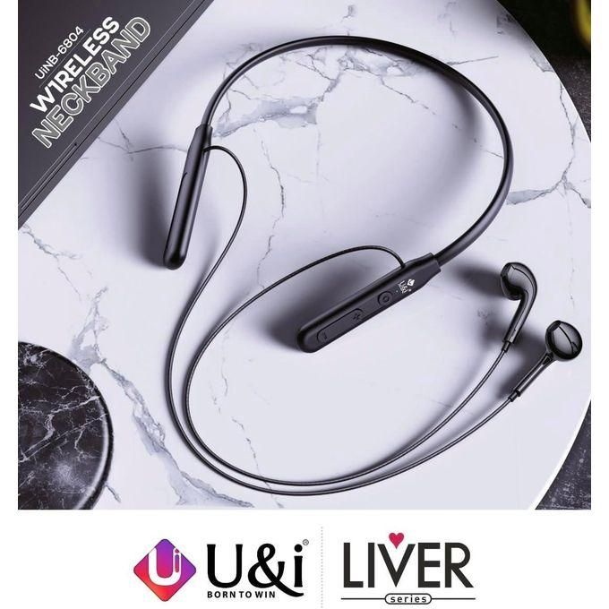 Anker Soundcore Life U2i Wireless Neckband Headphones, 10mm Drivers with BassUp Technology, 22H Playtime, AI-Enhanced Calls, Foldable and Lightweight, IPX5 Water-Resistant, Secure Fit, Bluetooth 5