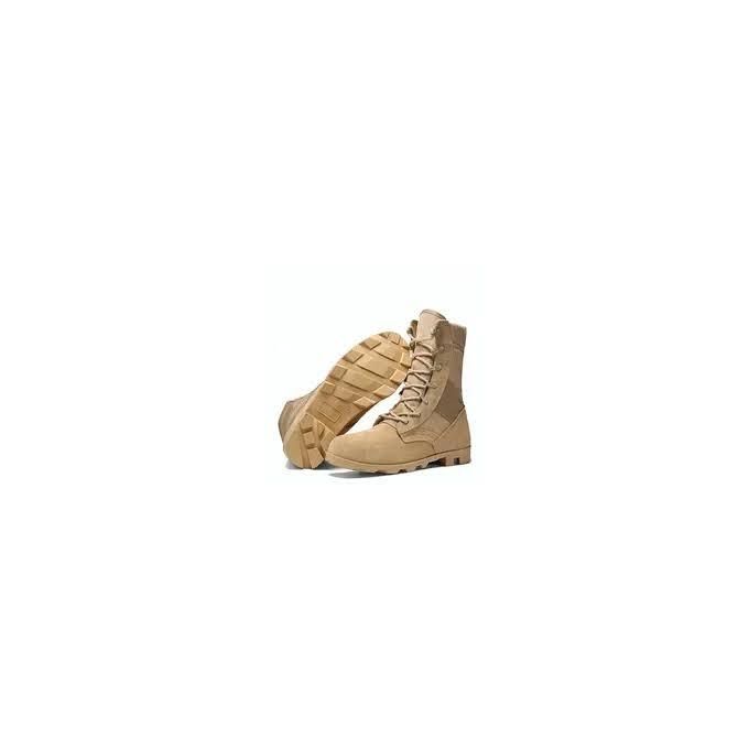 SIWAR BY Néo Artisanal High-top Military Desert Combat Pure Leather Boot Brown