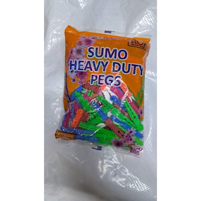 Sumo Heavy Duty Pegs Colorful Heavy Duty Cloth Pegs - 144pcs