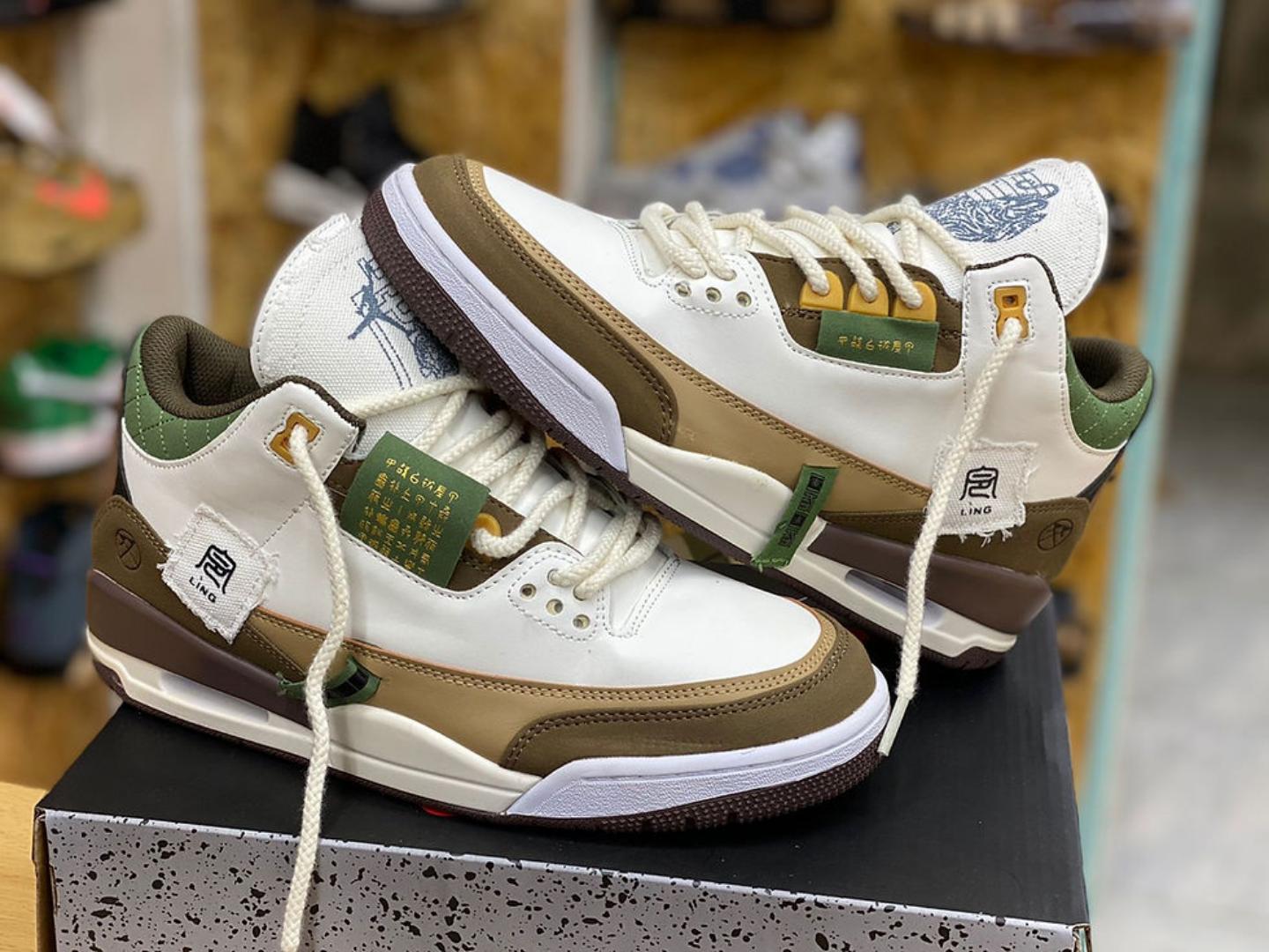 AIR JORDAN 3 RETRO OG "YEAR OF THE TIGER" FASHIONABLE SNEAKERS (BEST SHOP FOR JORDAN, AIRFORCE, AIR FORCE, AIRMAX, AIR MAX)