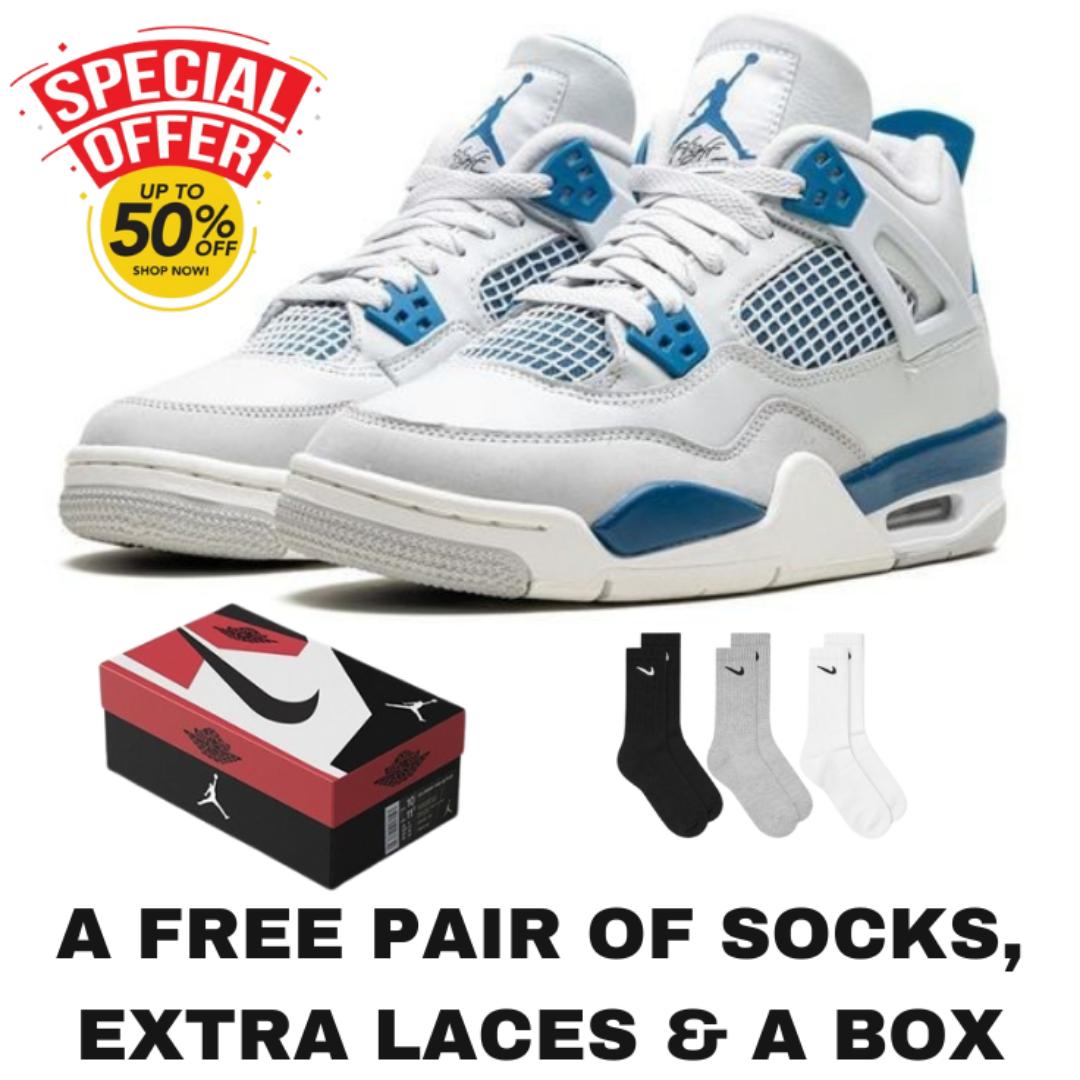 ORIGINAL AIR JORDAN 4 RETRO WHITE TIFFANY BLUE (BEST SHOP FOR AIRFORCE, AIR FORCE, AIR JORDAN, AIR MAX, AIRMAX AND ALL OTHER FASHIONABLE/HIGH QUALITY SNEAKERS)