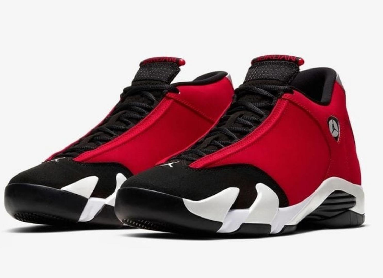 ORIGINAL AIR JORDAN 14 RETRO, WHITE, YELLOW RED, BLACK (BEST SHOP FOR AIRFORCE 1, AIR FORCE, AIR JORDAN, AIR MAX, AIRMAX, ADIDAS)