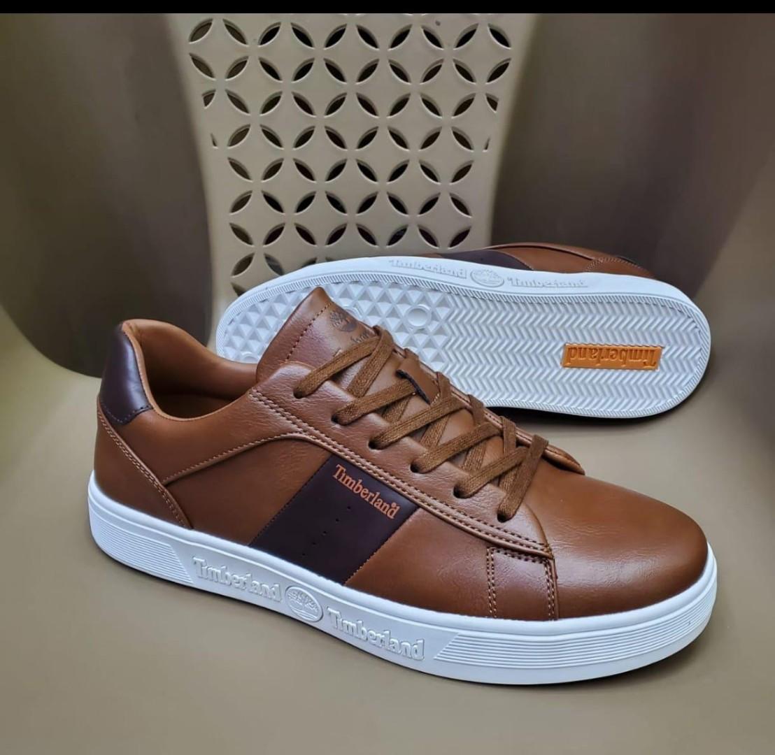 ORIGINAL LEATHER TIMBERLAND CLASSIC CASUALS, GREY, BROWN, WHITE AND BLACK LEATHER SHOES (BEST SHOP FOR LOAFERS, OFFICIALS, CASUALS, SNEAKERS)