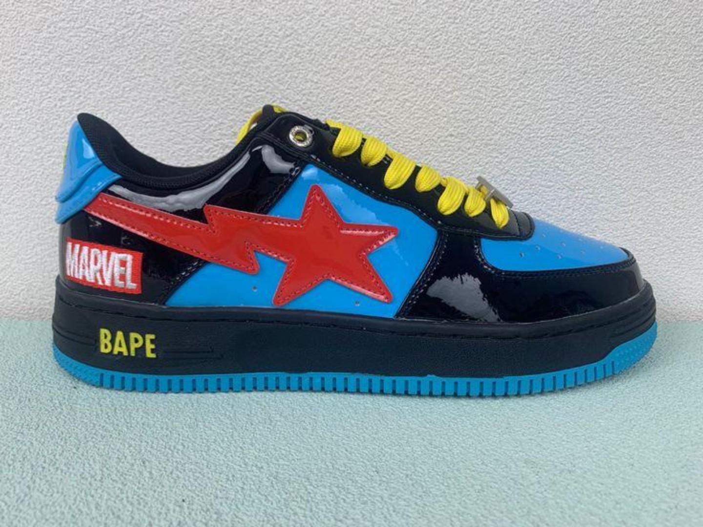 NEW ARRIVAL BAPESTA APE MARVEL SNEAKERS, BEST SNEAKERS IN THE MARKET (BEST SHOP FOR AIR FORCE, AIR JORDAN, AIR MAX, AIRFORCE, AIRMAX)