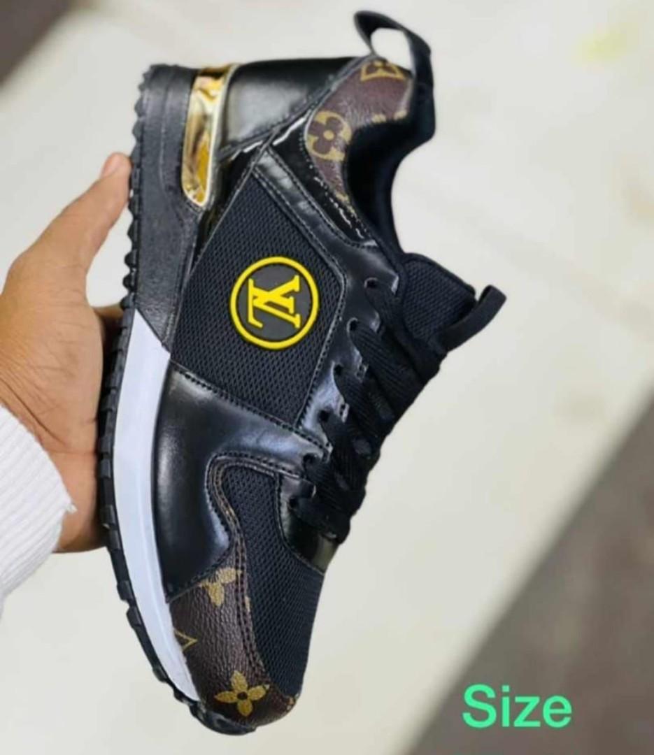 ORIGINAL LOUIS VUITTON LV RUN AWAY LADIES SNEAKERS BLACK & TRAINERS ,HIGH QUALITY SNEAKERS. Best shop for Airforce, Air jordan, Airmax tn, Air force sneakers)