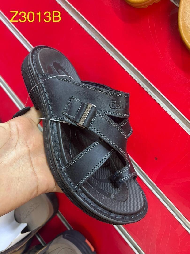 🔥(On offer) 🔥LEATHER MEN OPEN SHOES VERY COMFORTABLE AND DURABLE. (BEST SHOP FOR SLIP ONS, SLIPERS, SLIDES & OPEN SHOES)  (generic)