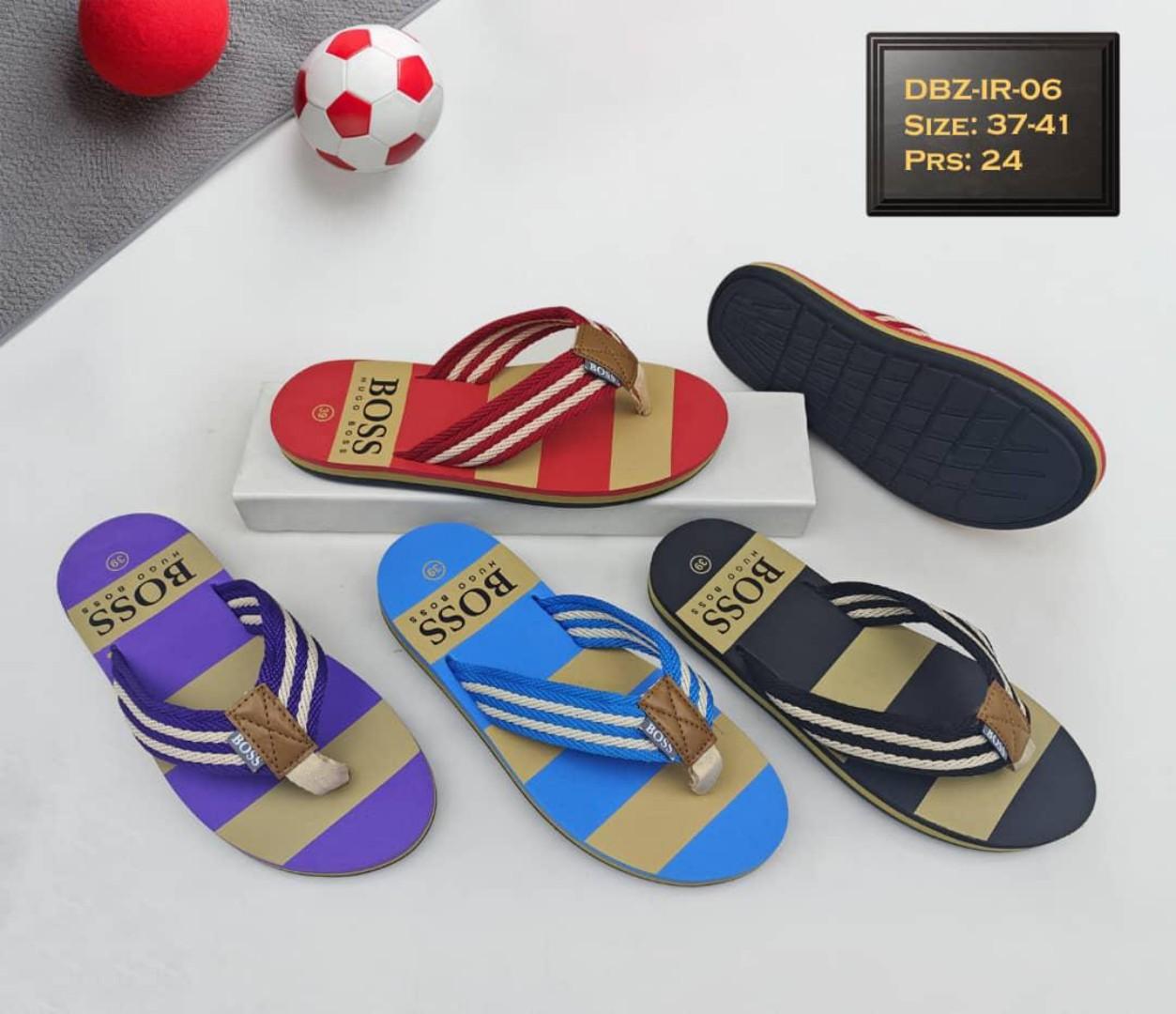 New Desighnsr "BOSS" Summer Slippers, Flip flops & Slides, Men Shoes High Quality Outdoor Casual Beach Flip Flops