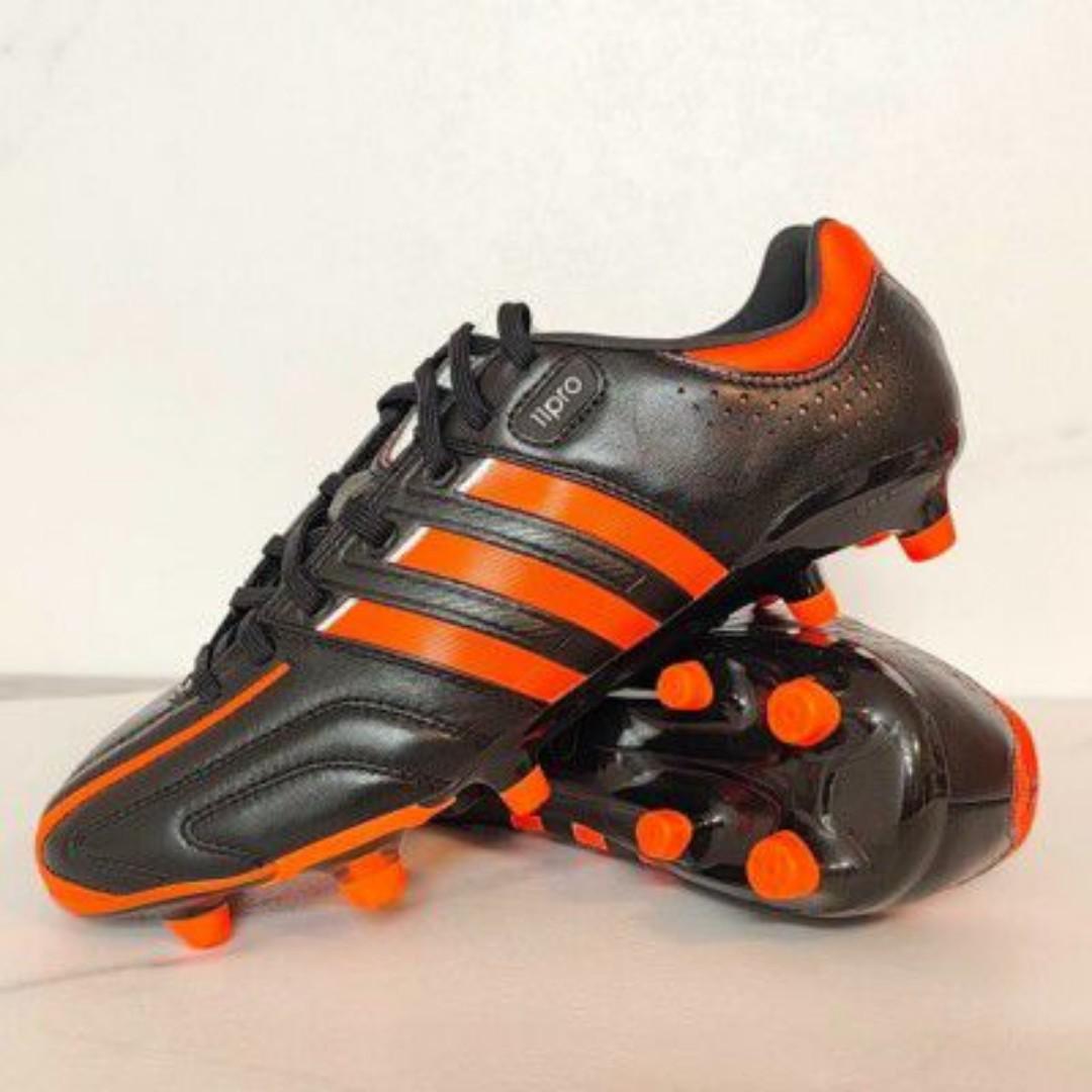 ADIDAS ADIPURE 11 PRO TRX FG, BLACK AND ORANGE LIMITED EDITION, Soccer boots, football boots (best shop for sports equipments)
