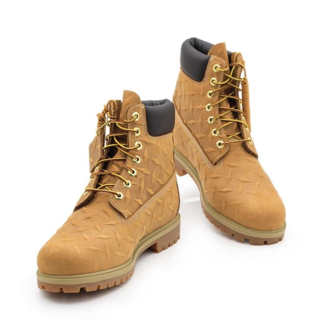 Original Supreme Timberland Diamond Plate 6inch Premium Waterproof Boot, customized timberland boots black Supreme Desighners shoes and Boots