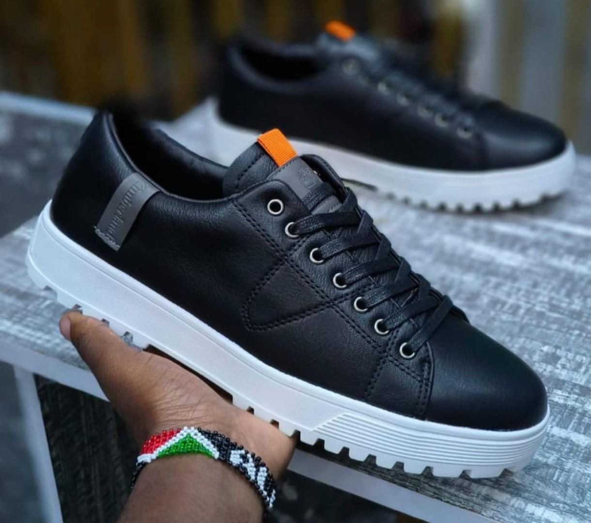 🔥 ORIGINAL TIMBERLAND BLACK CLASSIC MENS CASUAL SHOES, BLACK CASUAL AND OFFICIAL BOOTS SHOES,  LEATHER (BEST SHOP FOR LOAFERS, OFFICIALS, CASUALS, SNEAKERS)