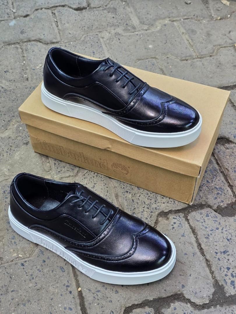 🔥(On offer) 🔥Timberland Leather Men Oxfords Lace-Up Mens Casual Dress Shoes Casual Shoes for Men Classic Cow Sneakers Alligator Pattern Plain Toe Shoes Business Office (generic)