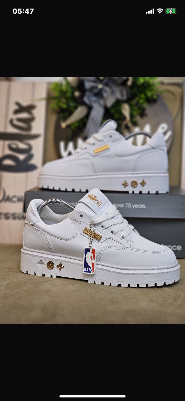 🔥(On offer) 🔥LOUIS VUITTON x LAKERS LV TRAINER SNEAKERS, LV SKATE , COLOUR ALL WHITE SNOW TUNED AIR, HIGH QUALITY SNEAKERS. Best shop for Airforce, Air jordan,  (generic)