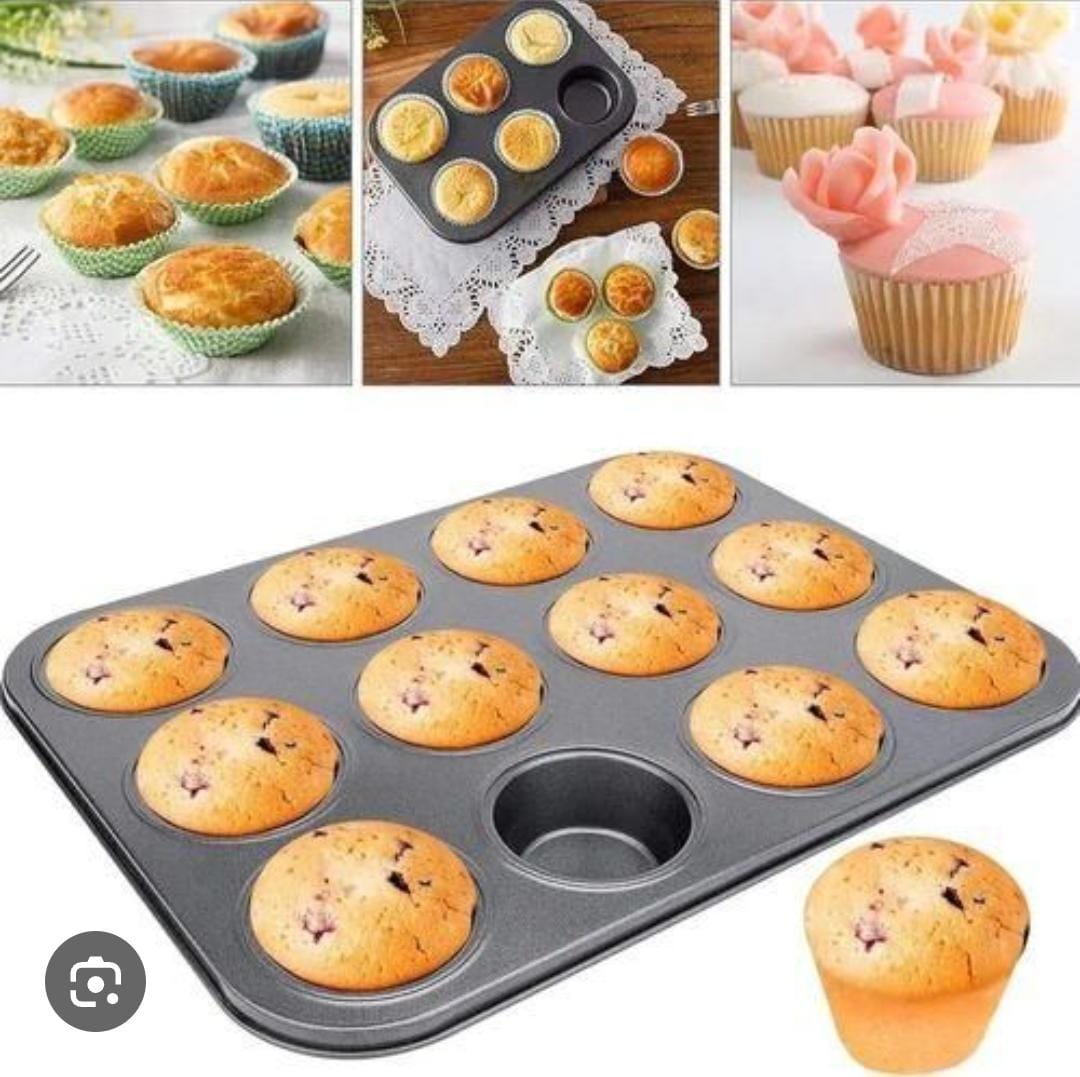 🎉 Restocked & Ready to Bake! 🧁
♦️ Nonstick 12-Hole Cupcake Baking Tin – Whip up perfect cupcakes & muffins every time!
✅ Even heat distribution for golden results
✅ Easy release & effortless cleanin