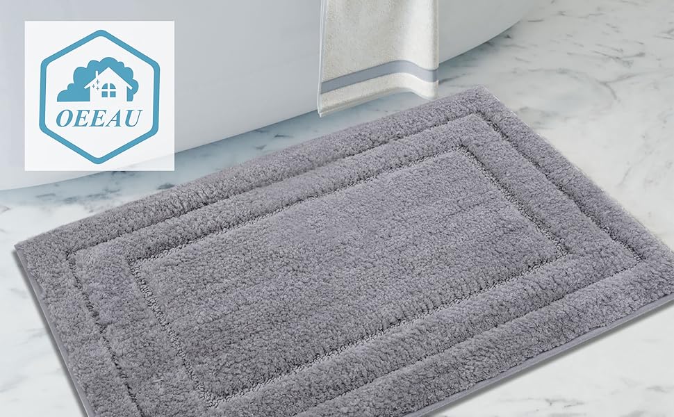 ✨Absorbent Bathroom/door mats.elegant design seamlessly blends with any decor, adding a touch of sophistication to your space.quality rubber backing ensures the mat stays firmly in place,