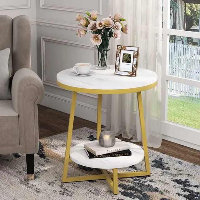 Wooden Top multiple purposes side table bedside table soft wooden  comes dismantled suitable as bedside or living room side table