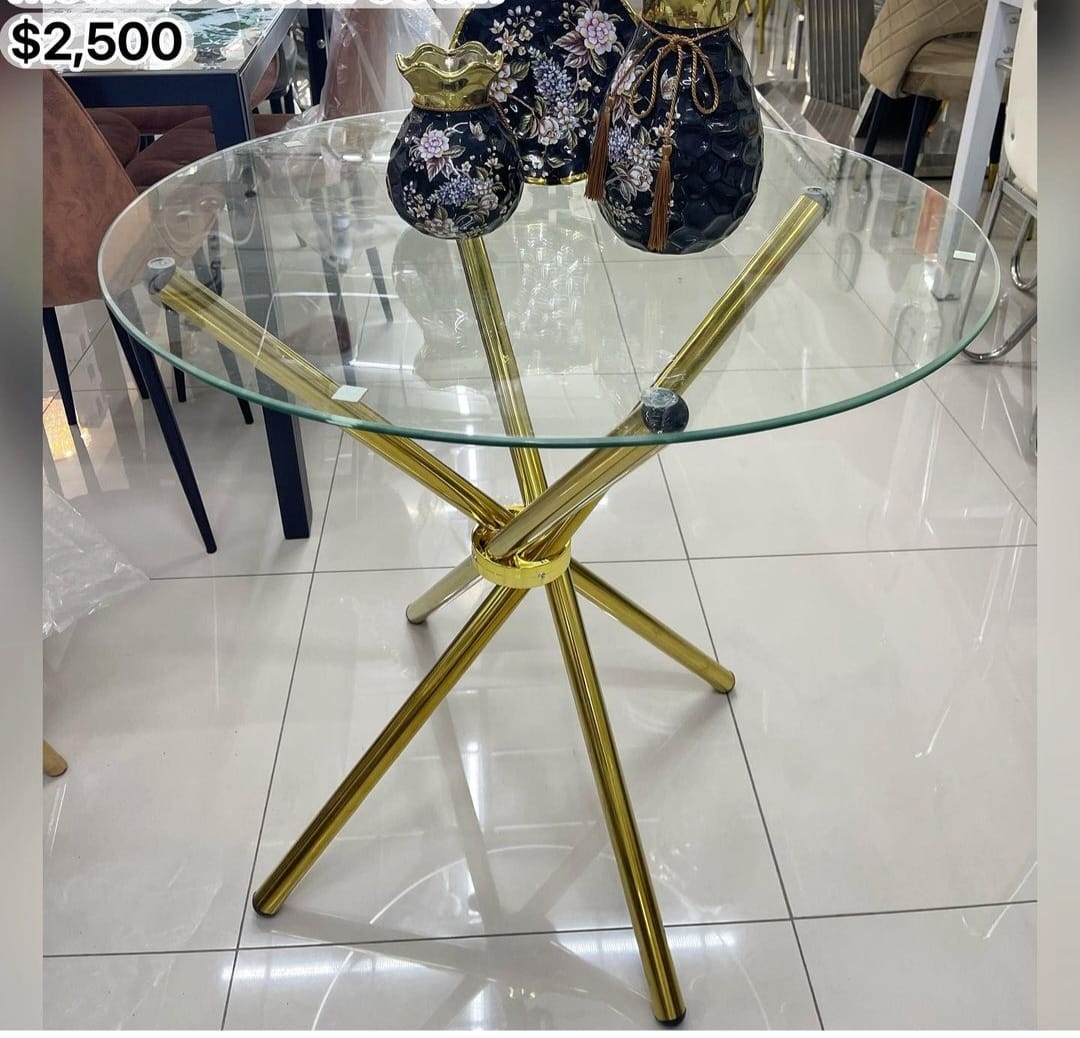 Ameirah glass table clear glass  Kitchen & Dining Room Furniture Coffee Tables 73cm