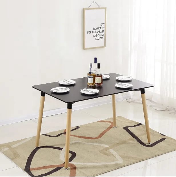 ( Non Assembled ) Minimalist Dining Table Living Room Table Sets Kitchen & Dining Room Furniture