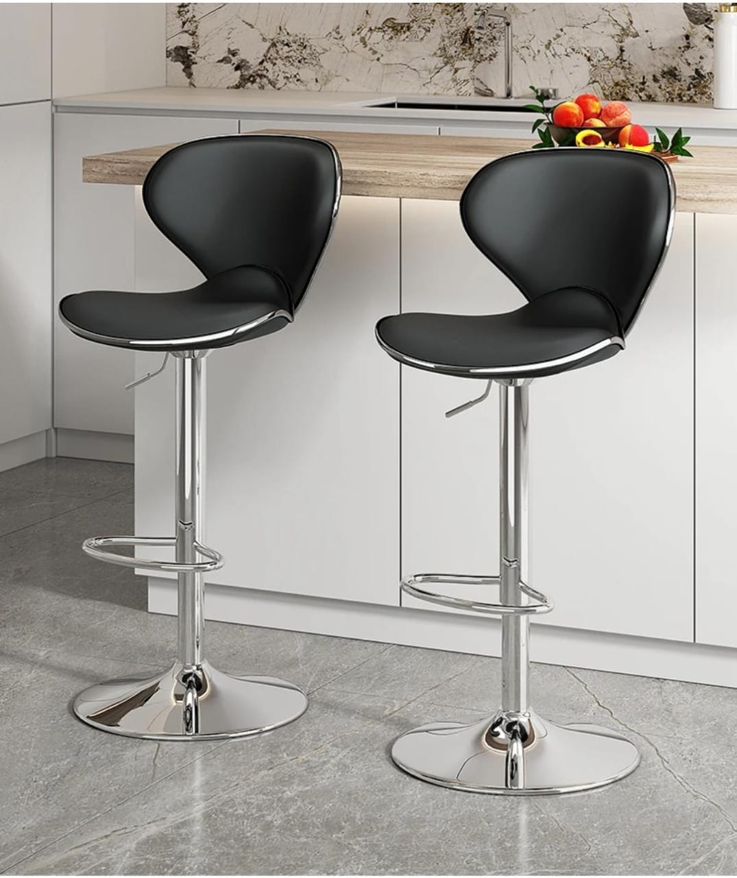 Gold Metal Counter Bar Stools Kitchen Luxury Designer Backrest Bedrooms Bar Chair Computer Party Taburete Alto Home Furniture 
KITCHENSTOOLS BAR STOOLS .Generic 16 Scale Round Swivel Chair Pub Barstoo