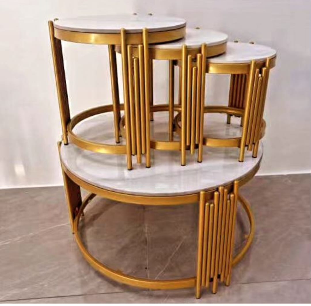 Nesting Nordic luxury coffee table 4 in 1 tables Marble, Zippy Elegant Coffee Table Dining living Room Furniture Nesting Nordic luxury coffee tableNew design coffee table with marble top size 4x2 for