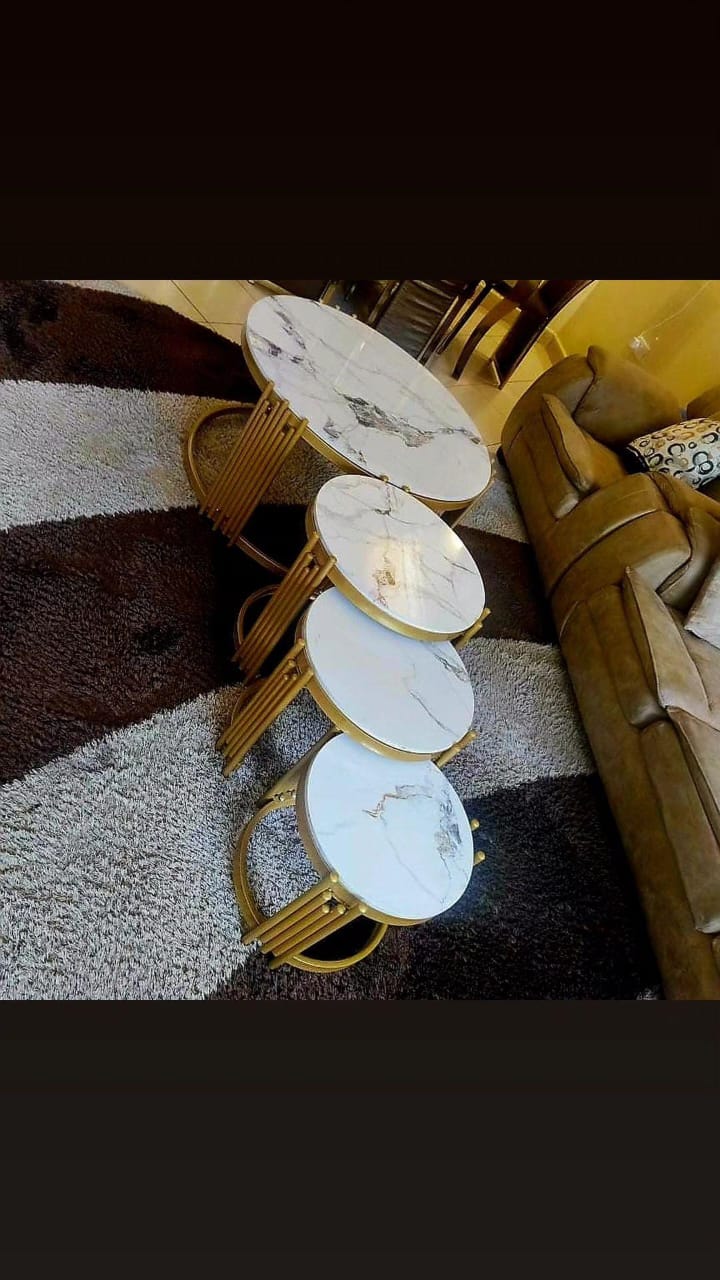 Nesting Nordic luxury coffee table 4 in 1 tables Marble, Zippy Elegant Coffee Table Dining living Room Furniture Nesting Nordic luxury coffee tableNew design coffee table with marble top size 4x2 for