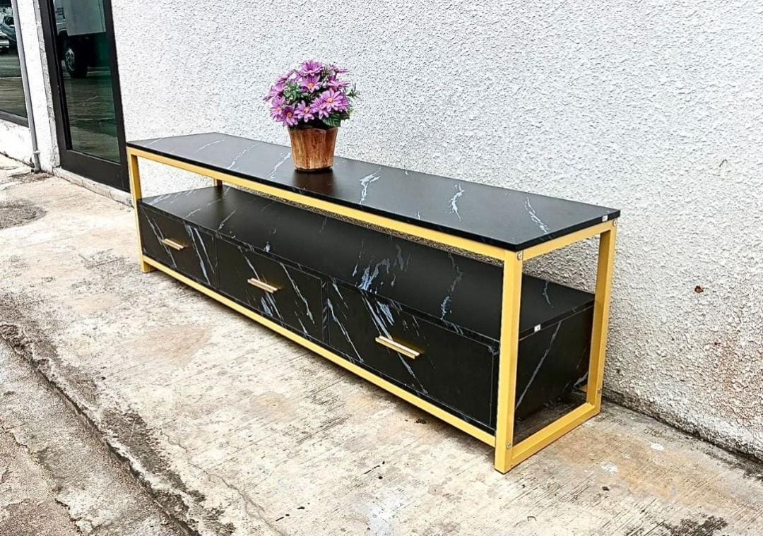 Nordic TV Cabinet High quality 3 shelves drawers storage living room tv station furniture  Size:140*30*38cm Living Room Furniture Tv & Media Furniture