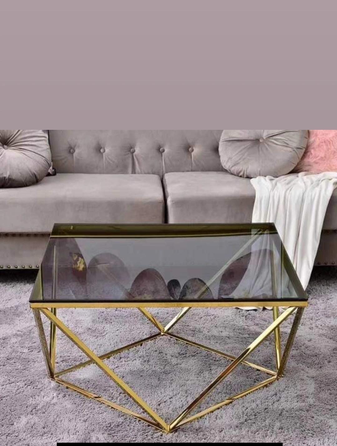 Nobel Tampered Glass Round Coffee Table Black 80cm Furniture Kitchen & Dining Room Quality Coffee Table Unique