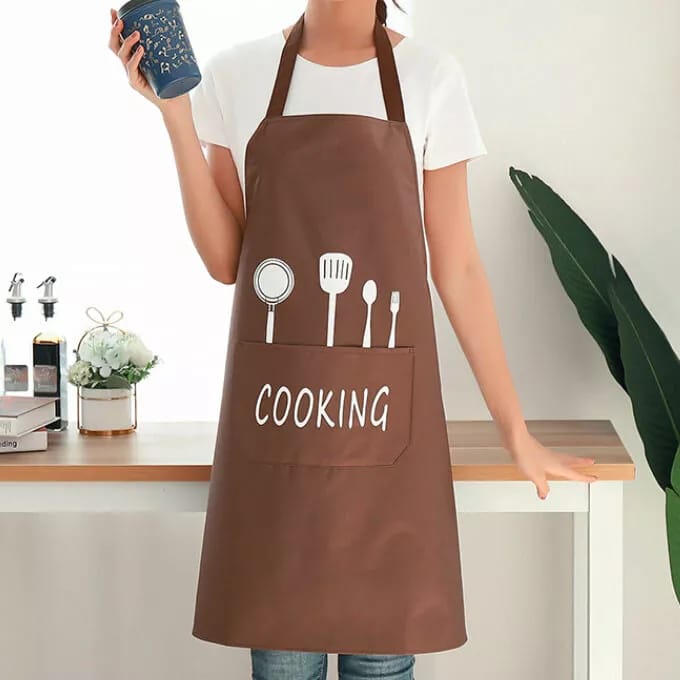 Woman Kitchen Apron WITH  POCKET Kitchen and Household Goods For Home Cleaning Chef Aprons ,Tools Accessories Merchandises
Waterproof Kitchen Cooking Aprons UNISEX Chef Apron.Adjustable, waterproof