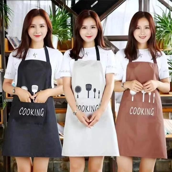 Woman Kitchen Apron WITH  POCKET Kitchen and Household Goods For Home Cleaning Chef Aprons ,Tools Accessories Merchandises
Waterproof Kitchen Cooking Aprons UNISEX Chef Apron.Adjustable, waterproof