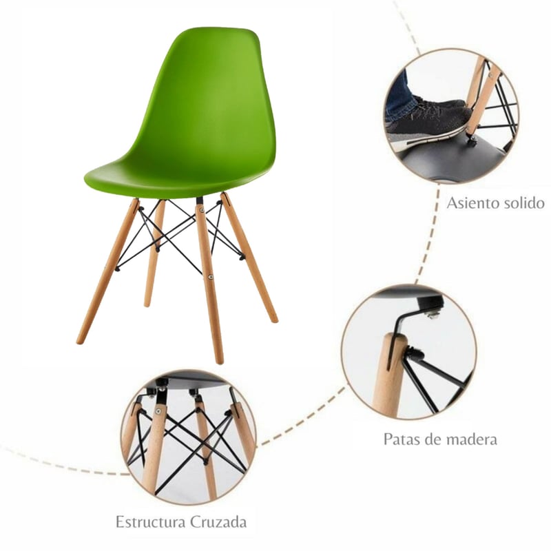 EAMES MODERN PLASTIC CHAIRS WITH WOODEN LEG EAMES CREATIVE HOME AND OFFICE USE EAMES CHAIR