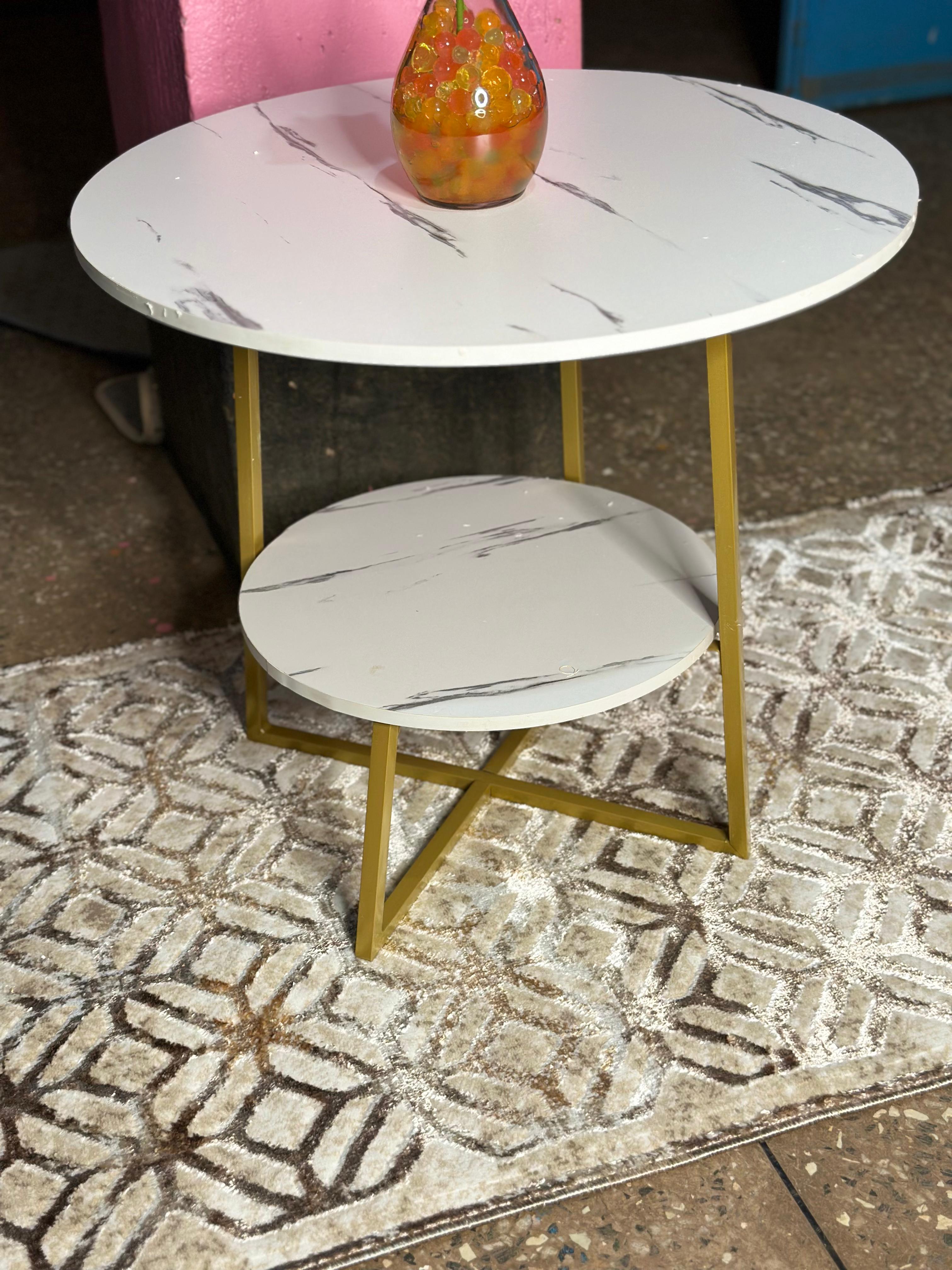 Wooden Top multiple purposes side table bedside table soft wooden  comes dismantled suitable as bedside or living room side table