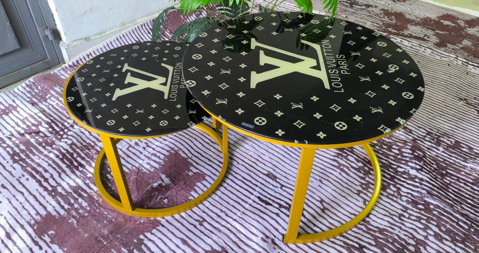 Nesting Bree Nordic luxury coffee table 2 in 1 tables Marble,Tempered Glass Effect Dining Room Furniture Nesting Nordic luxury coffee table