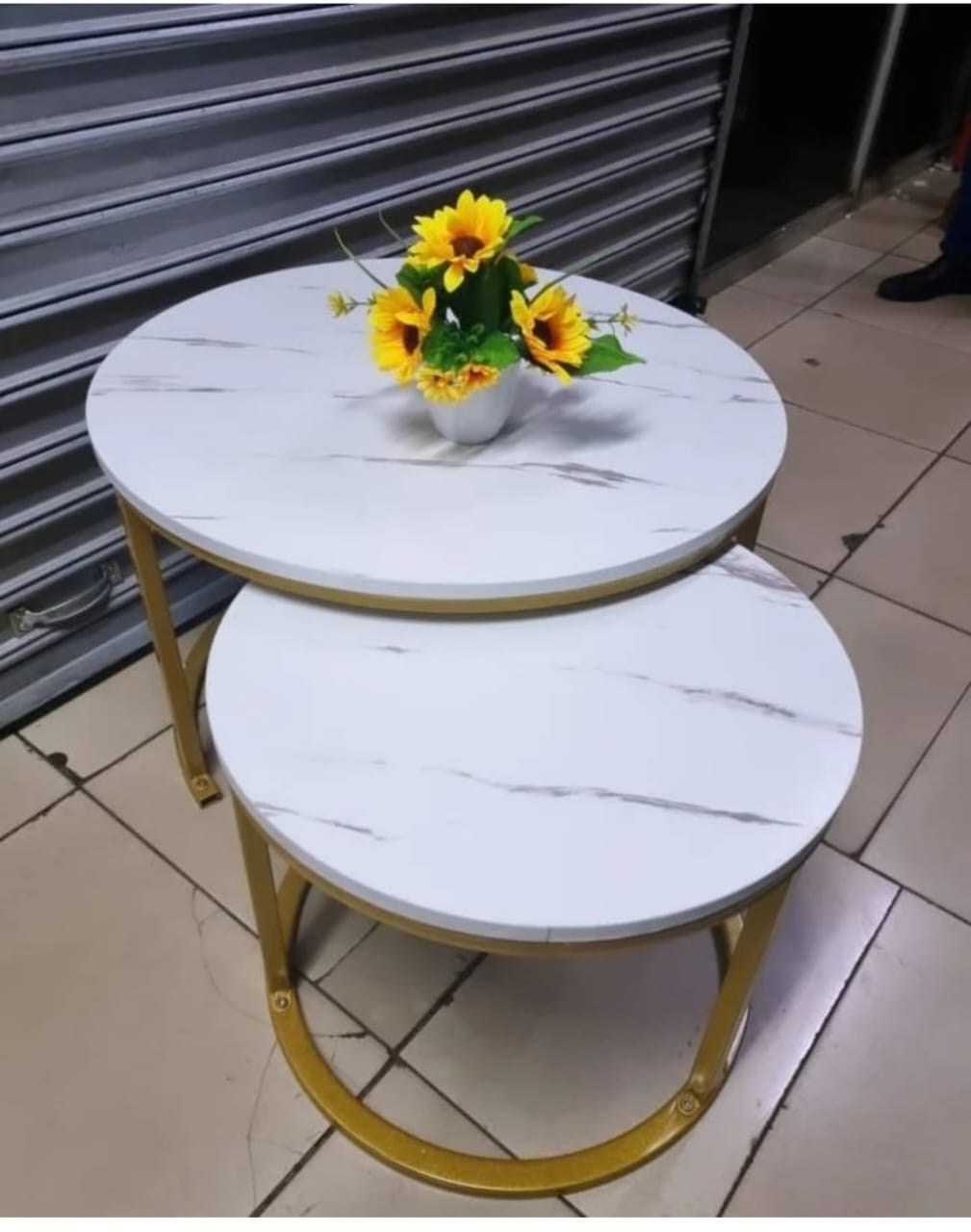 Nesting Bree marble effect Nordic luxury coffee table 2 in 1 tables Marble,WOODEN Effect Dining Room Furniture Nesting Nordic luxury coffee table