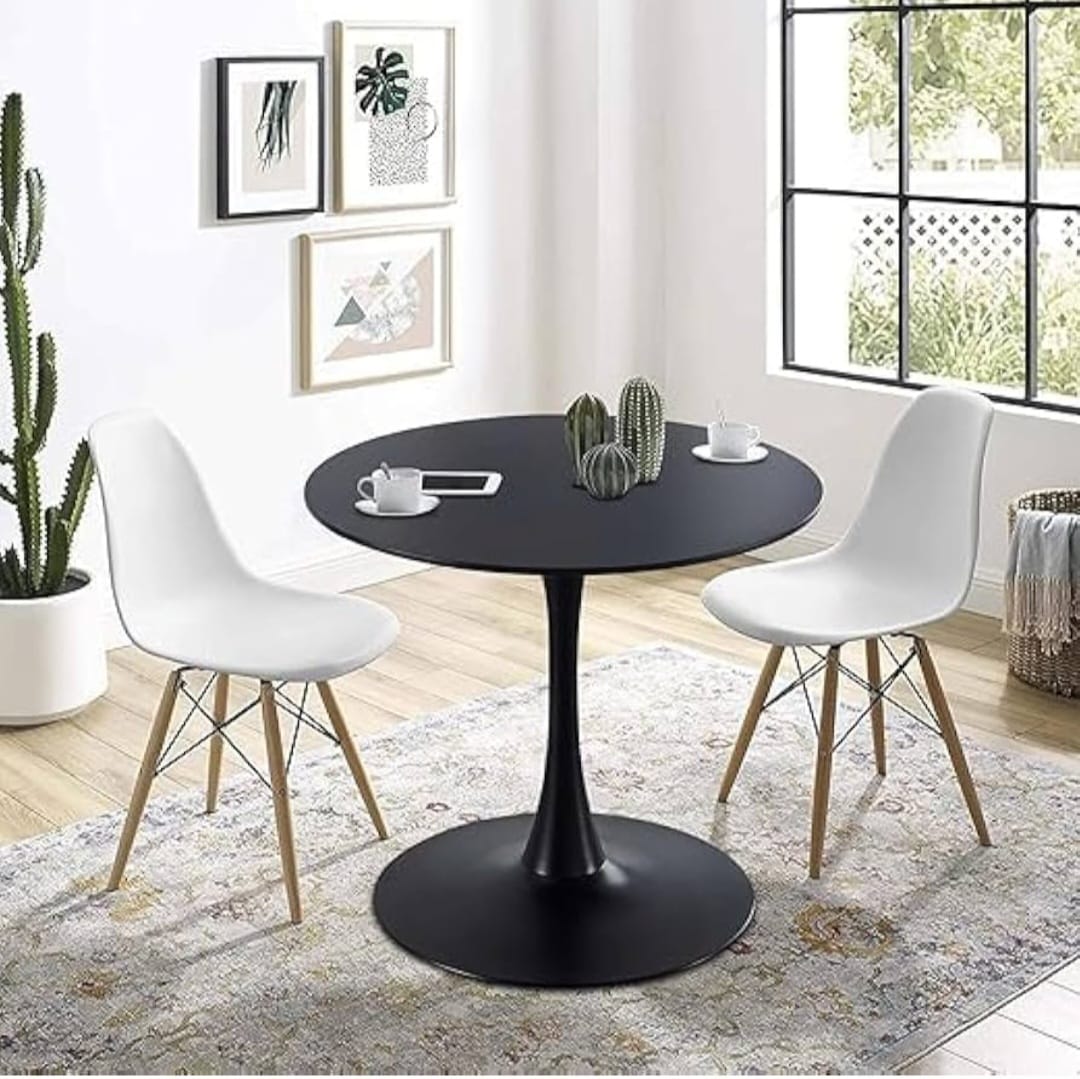 ( Non Assembled ) Minimalist Dining Table Living Room Table Sets Kitchen & Dining Room Furniture Round Tulip ROUND STRONG DINING TABLE VERY ELEGANT AND DURABLE FOR DINING
