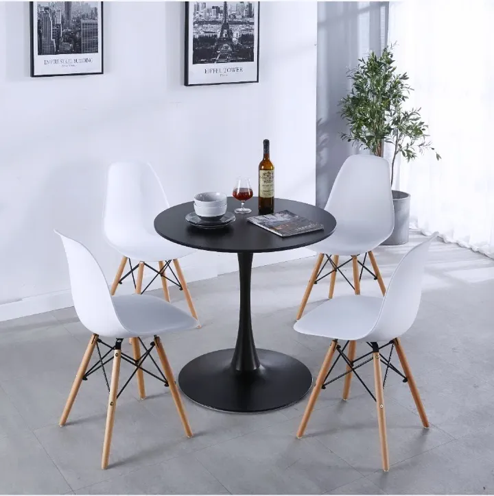 ( Non Assembled ) Minimalist Dining Table Living Room Table Sets Kitchen & Dining Room Furniture Round Tulip ROUND STRONG DINING TABLE VERY ELEGANT AND DURABLE FOR DINING