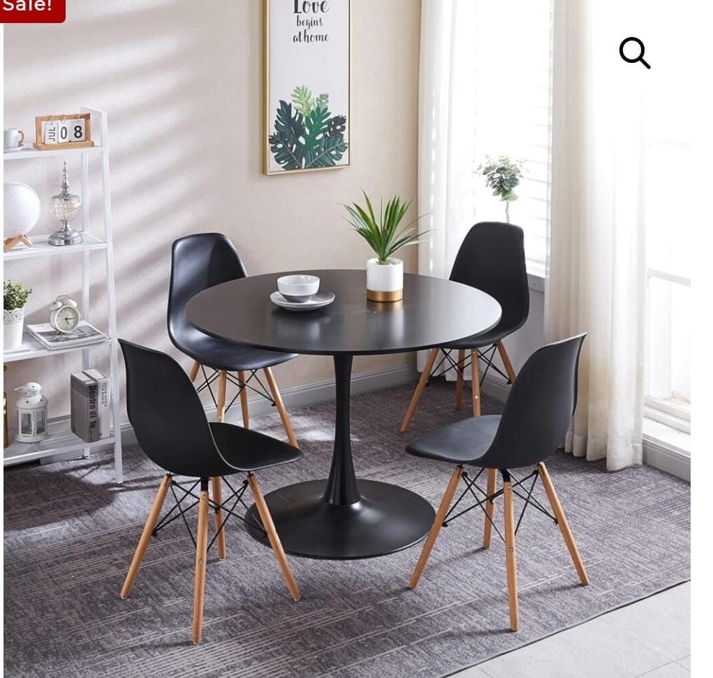 ( Non Assembled ) Minimalist Dining Table Living Room Table Sets Kitchen & Dining Room Furniture Round Tulip ROUND STRONG DINING TABLE VERY ELEGANT AND DURABLE FOR DINING
