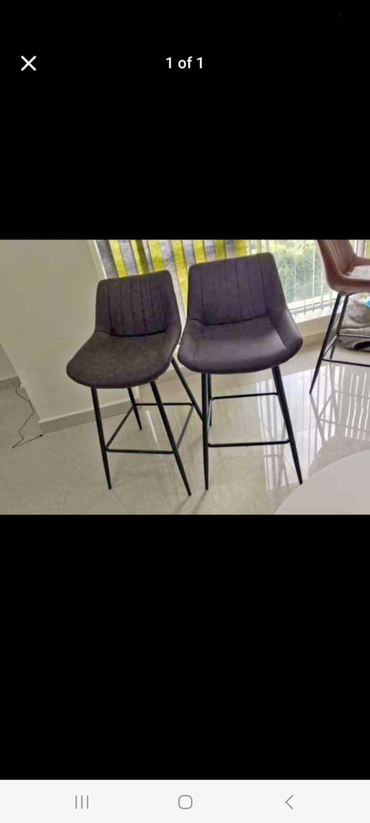 Metallic/Bar/studi/kitchen counter stoolsHome & Kitchen Bar/spar Furniture Living Room Furniture Living Room Sets  BLUE/BROWN/BLACK