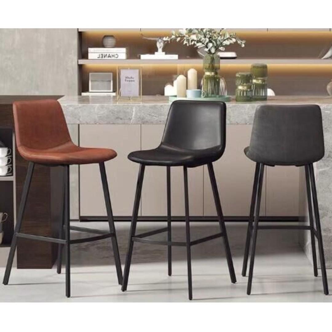 Metallic/Bar/studi/kitchen counter stoolsHome & Kitchen Bar/spar Furniture Living Room Furniture Living Room Sets  BLUE/BROWN/BLACK