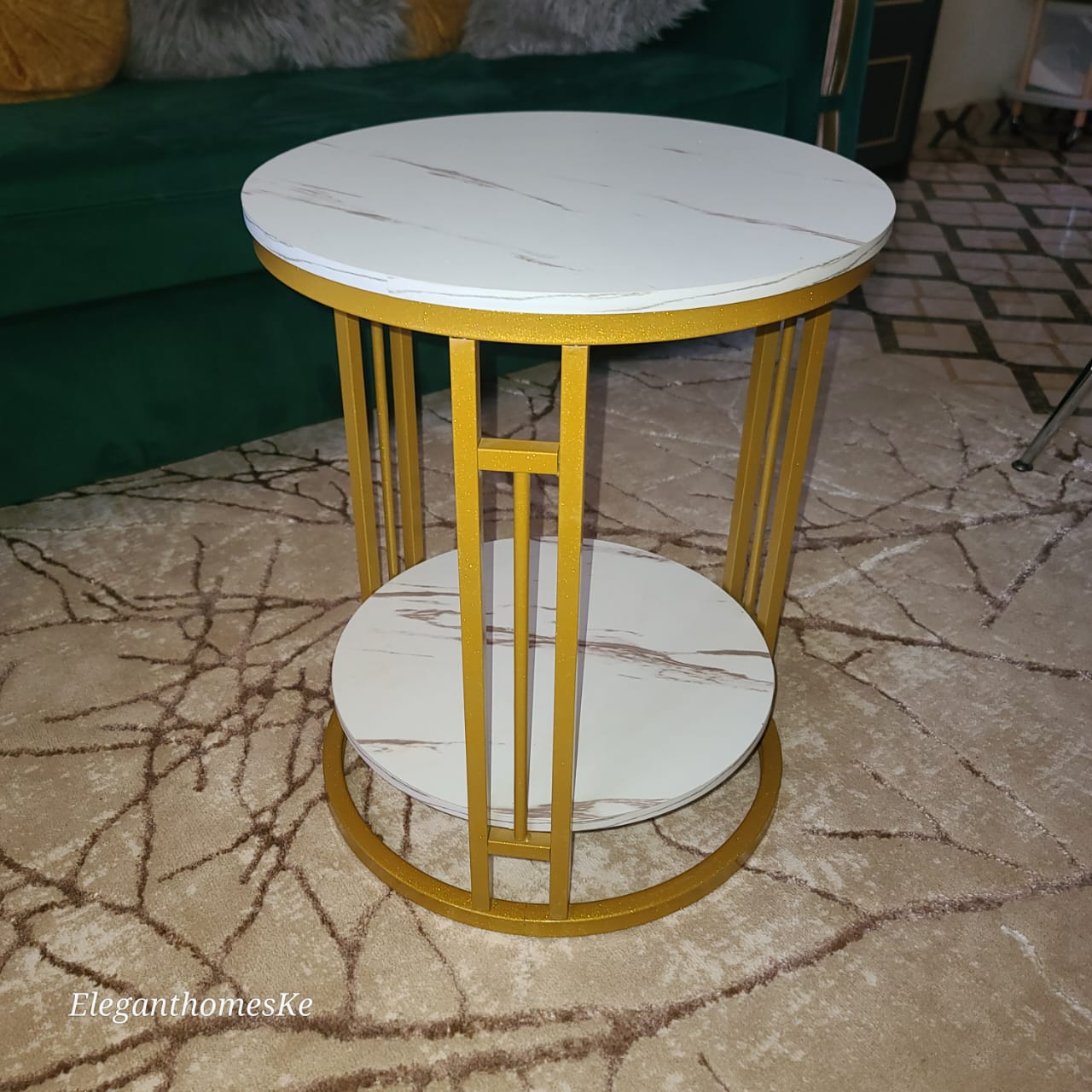 Coffee Round Table Bedside Simple Home Balcony Minimalist  Sofa Side Creative Small Size Table.Wooden Top multiple purposes side table