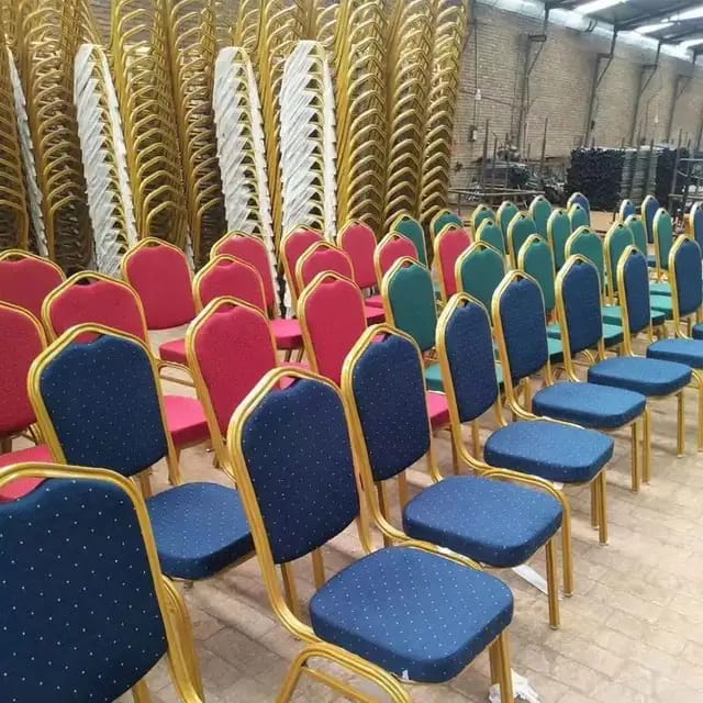 CONFERENCE SHAIR WITH METALLIC LEG EAMES CREATIVE HOME AND OFFICE . 1Pc Classy Banquet Chair For Restaurants, Churches, Conference Halls Red as picture