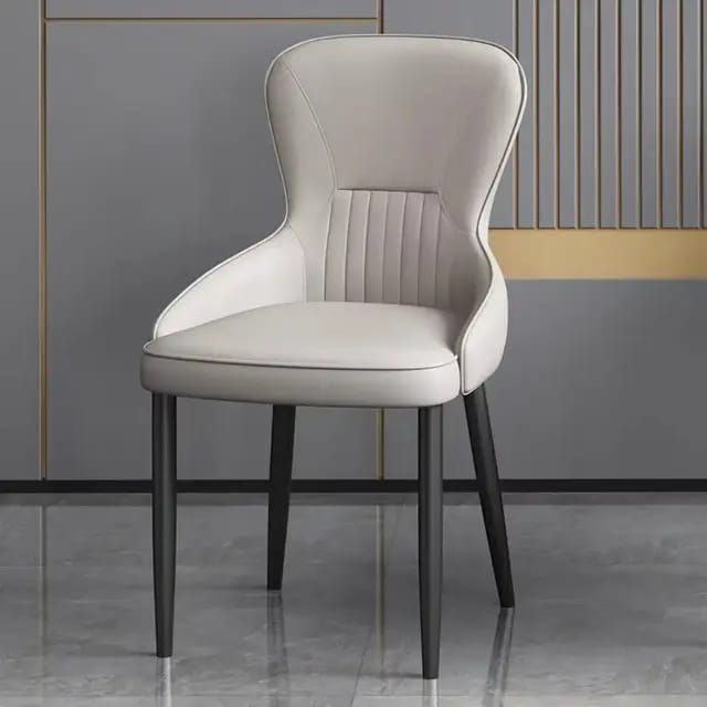DINING CHAIR WITH METALLIC LEG EAMES CREATIVE HOME AND OFFICE . 1Pc Classy DINING Chair For Restaurants, Churches, Conference Halls Red as picture
