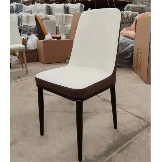 DINING CHAIR WITH METALLIC LEG EAMES CREATIVE HOME AND OFFICE . 1Pc Classy DINING Chair For Restaurants, Churches, Conference Halls Red as picture