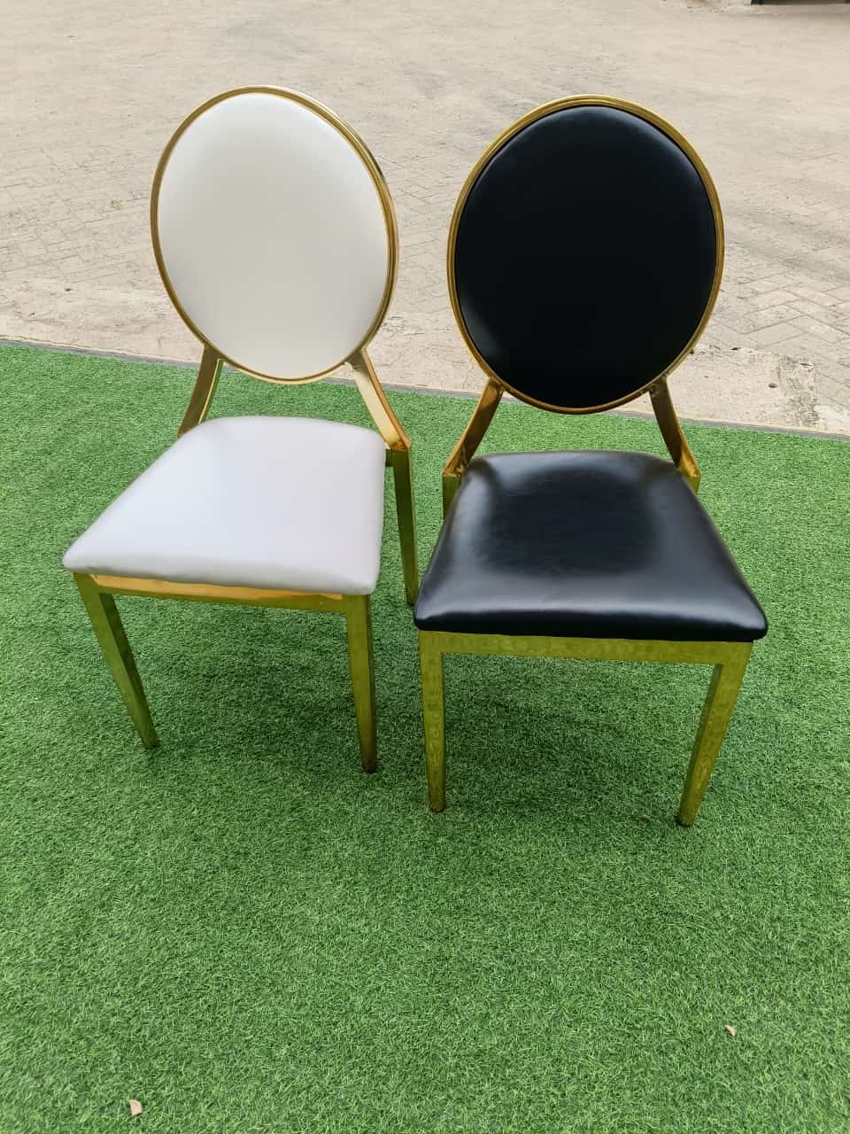 EVENTS MODERN CHAIRS WITH RUST FREE STAINLESS STEEL GOLD LEG EAMES CREATIVE HOME,GARDEN WEDDING LOUNGE CAFE STACKABLE OUTDOOR HEAVYWEIGHT