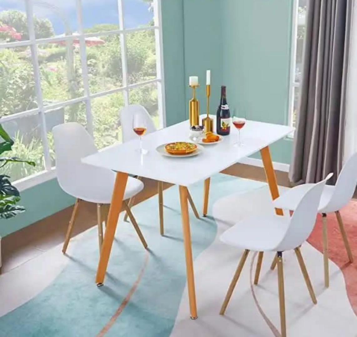 ( Non Assembled ) Minimalist Dining Table Living Room Table Sets Kitchen & Dining Room Furniture