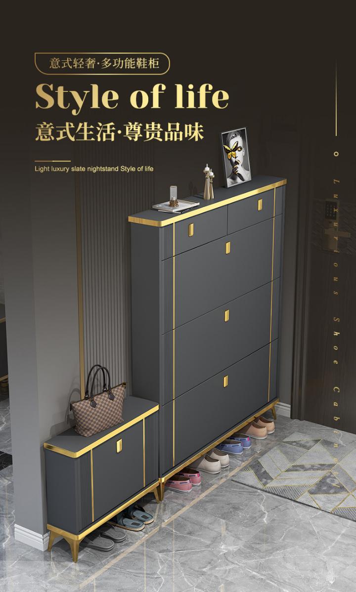 White Wooden Bucket Flip Shoe Rack Shoe Cabinet console organiser
Entryway Shoe Rack with Coat Rack 3 tier Bucketflip
