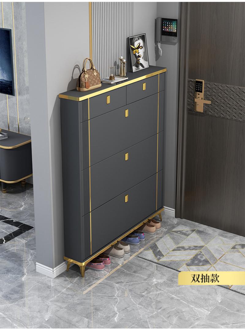 White Wooden Bucket Flip Shoe Rack Shoe Cabinet console organiser
Entryway Shoe Rack with Coat Rack 3 tier Bucketflip