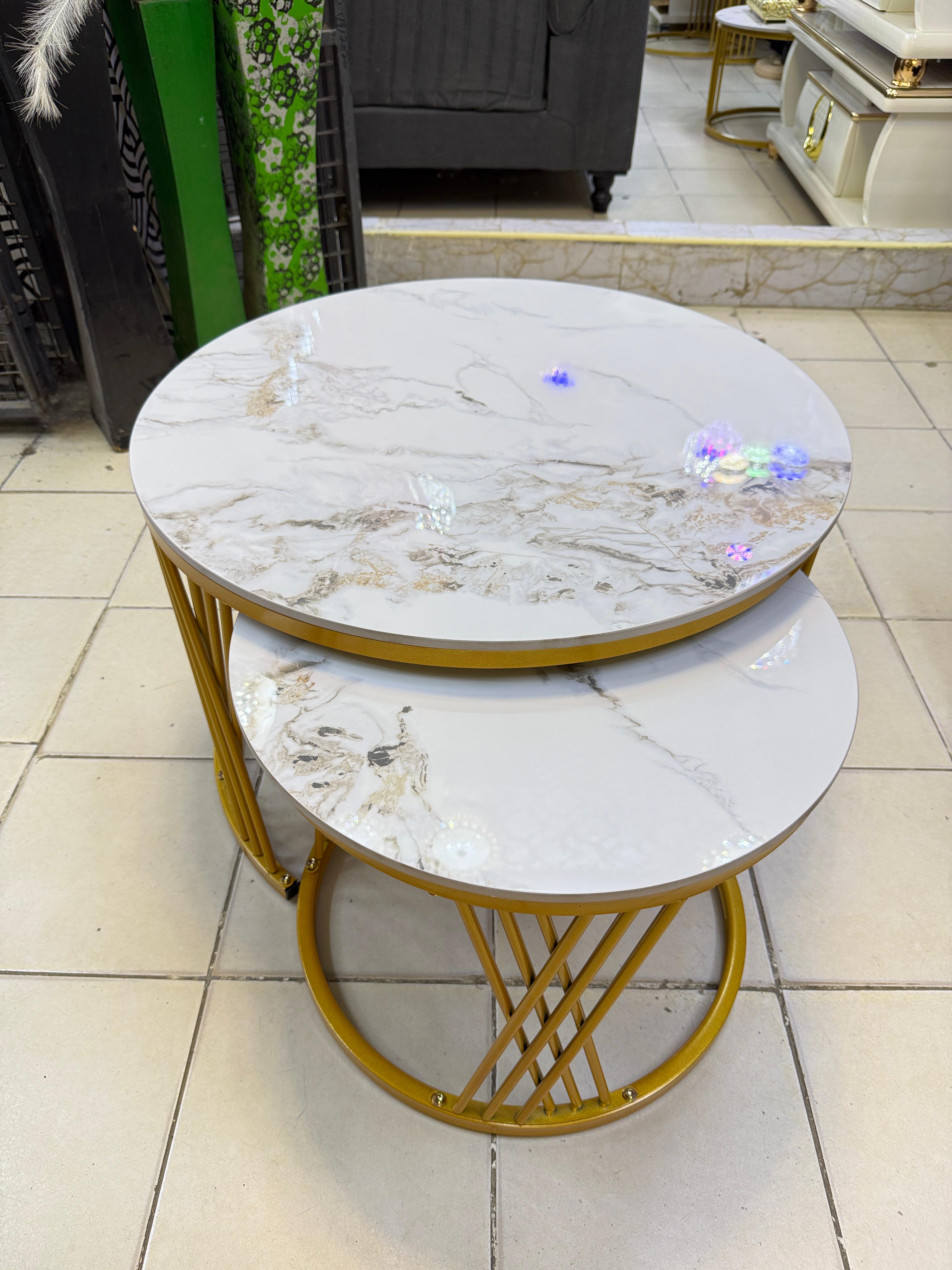 Nesting Bree Nordic luxury coffee table 2 in 1 tables PURE Marble,Tempered Effect Dining Room Furniture Nesting Nordic luxury coffee table