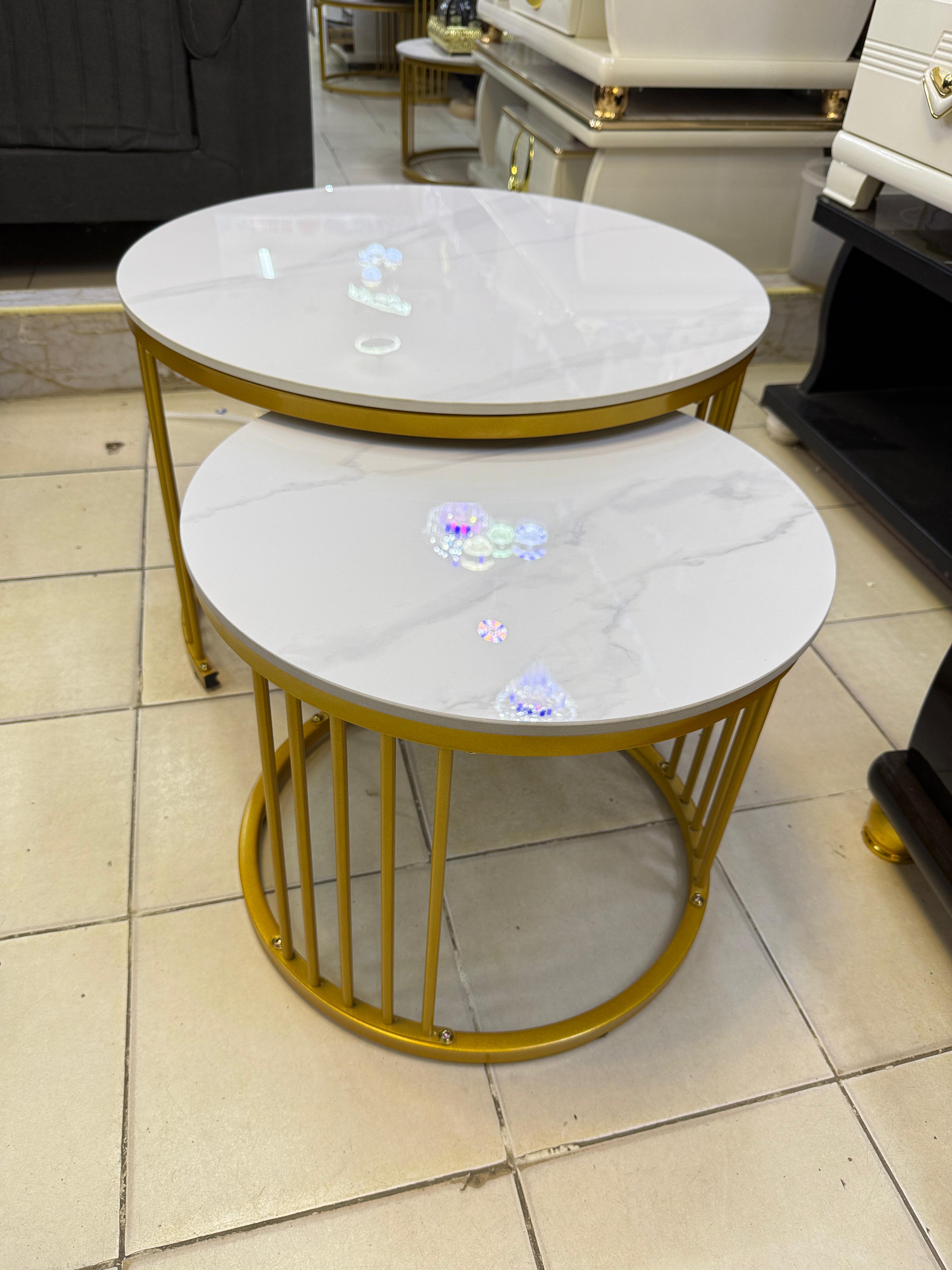 Nesting Bree Nordic luxury coffee table 2 in 1 tables PURE Marble,Tempered Effect Dining Room Furniture Nesting Nordic luxury coffee table